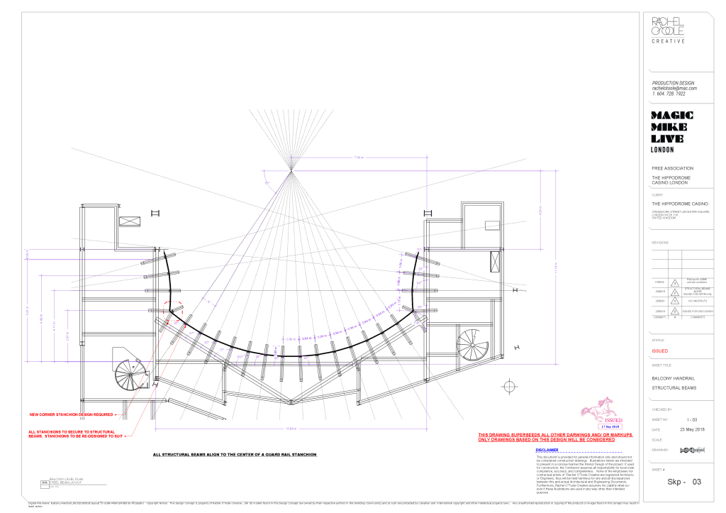 Magic Mike Layout Magic Mike Live – London – DNA645 Design Ltd.